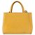 2 Jours Fendi 2Jours Leather Medium Giallo - vista 2