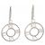 Tiffany & Co Boucles d'oreilles médaillon ouvert Tiffany Atlas