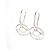 Tiffany & Co Boucles d'oreilles médaillon ouvert Tiffany Atlas - vue 2