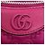 Borsa a Spalla Gucci GG Matelassé Rosa - vista 10