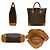 Céline Borsa tote Macadam marrone Celine - vista 3