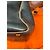 Borsa da viaggio Hermès Victoria 50 in pelle nero camel Cammello - vista 14