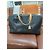 Borsa da viaggio Hermès Victoria 50 in pelle nero camel Cammello - vista 2