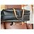 Borsa da viaggio Hermès Victoria 50 in pelle nero camel Cammello - vista 5