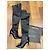 Tom Ford Pelle Nera 38 Nero - vista 9