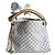 Bolsa Louis Vuitton Artsy MM Damier Azur Bege Fora de branco