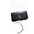 Saint Laurent Cassandre piccola borsa a mano in pelle nera Nero