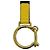 Cinturino in pelle Saffiano e nylon Prada Nero Giallo - vista 7