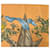 Sciarpa Hermès Carré 90 Beige Arancione  - vista 5