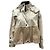 Moncler Mantel aus Baumwolle Beige Größe 2