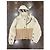 Moncler Mantel aus Baumwolle Beige Größe 2 - Ansicht 9