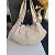 Borsa a mano Lancel Frasque in pelle beige - vista 7