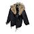 Abrigo de piel sintética Balmain talla 42 como nuevo Negro Dorado