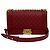 Borsa a Spalla Chanel Boy in Pelle di Agnello Rosso - vista 2