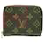 Louis Vuitton Brown Monogram Zippy Coin Purse Cloth Cloth  ref.2644885