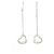 Elsa Peretti Tiffany & Co Orecchini a goccia Open Heart di Tiffany