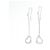 Elsa Peretti Tiffany & Co Orecchini a goccia Open Heart di Tiffany - vista 2