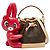 Noe Borsa Nano Noé Animogram Louis Vuitton x Sun Yitian Marrone Rosa