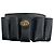 Bracciale in pelle nera Gucci con charm Nero