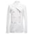 Blazer Doble de Joseph en Algodón Blanco Crudo