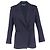 Anine Bing Double-Breasted in Blazer in Navy Blue Polyester