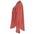 Brunello Cucinelli Crepe de Chine Hemd aus roter Seide - Ansicht 2