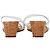 Sandali con zeppa in sughero Aleena 50 di Stuart Weitzman in PVC trasparente - vista 3