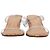 Sandali con zeppa in sughero Aleena 50 di Stuart Weitzman in PVC trasparente - vista 4