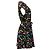 Abito Mini Svasato Stampato Love Moschino in Cotone Multicolore - vista 3