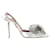  Aquazzura Powder Puff 105 Singback Pumps in Grey Velvet  ref.2645488
