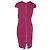 Vestido Midi Drapé Nepa em Viscose Roxa de Roland Mouret - vista 3