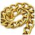 Chanel Vintage CC Turnlock Chain Metal Golden - view 2