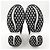 Sneakers Viv Run di Roger Vivier Nero - vista 4