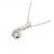 Autre Marque Collana di diamanti Pt900 K18WG Argento - vista 3