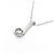 Autre Marque Collana di diamanti Pt900 K18WG Argento - vista 4