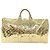 Borsa Keepall Louis Vuitton Monogram Miroir PVC 55 D'oro - vista 2