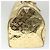 Borsa Keepall Louis Vuitton Monogram Miroir PVC 55 D'oro - vista 4