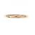 Anello C di Cartier in oro rosa 18K - vista 2