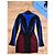 Thierry Mugler Vestido mini bodycon con panel de espiral Mugler x H&M - descontinuado Negro Azul Burdeos - vista 7