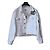 Chaqueta de denim de edición limitada MM6 Negro Blanco