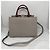 Fendi Petite 2Jours Monster Saffiano-Leder Handtasche grau - Ansicht 2