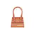 Jacquemus Le Chiquito Mini Couro Mini Marrom