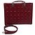 Christian Dior Grande borsa Lady Dior in pelle verniciata rossa