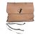 Borsa in pelle beige Gucci Medium Daily Bamboo con manico superiore