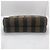 Borsa a Spalla Claudia in Tela Tabacco Fendi con Strisce Pequin - vista 5