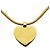 Collana a forma di cuore in strass placcata oro per donna Christian Dior D'oro - vista 2