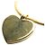 Collana a forma di cuore in strass placcata oro per donna Christian Dior D'oro - vista 4