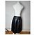 Courreges Vintage Courrèges Lederrock schwarz - Ansicht 14