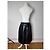 Courreges Vintage Courrèges Lederrock schwarz - Ansicht 3