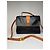 Vintage Courreges 2-Wege-Ledertasche schwarz und braun - Ansicht 14